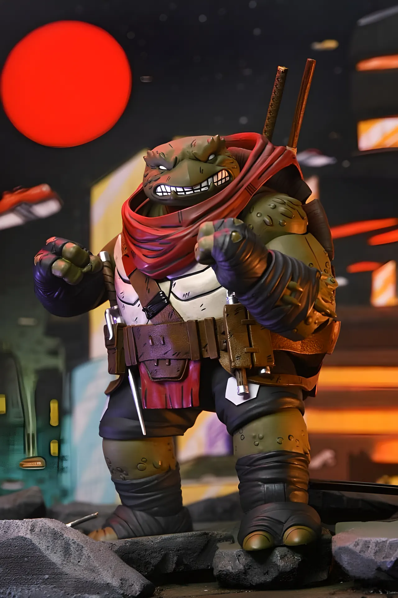 NECA Teenage Mutant Ninja Turtles Ultimate Odyn 7‑Inch Action Figure - Image 4