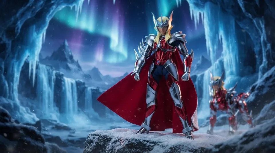 Bandai Spirits Saint Seiya Hagen Beta Merak 40.º aniversario 18cm