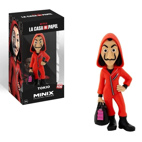 Minix Money Heist Tokyo Vinyl Figure with Mask – Collectible