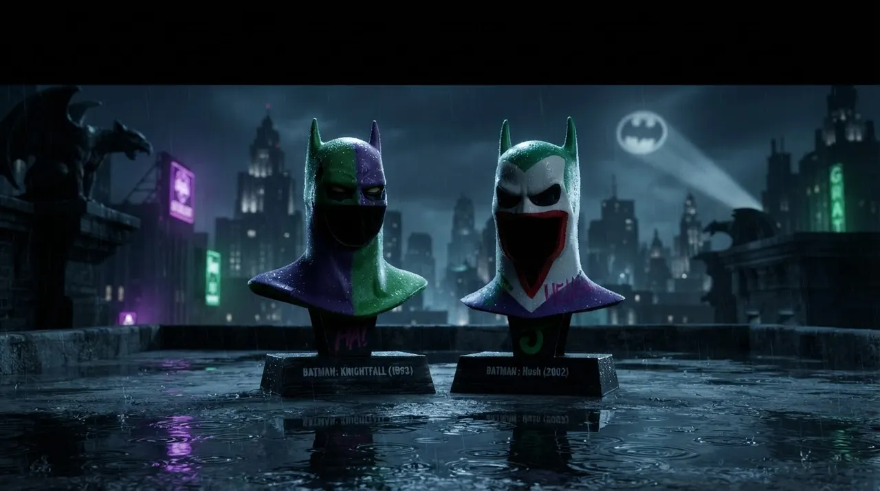 McFarlane Toys DC Direct Batman Knightfall y Hush 1:3 Replicas de Capa - Image 5