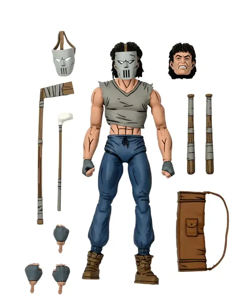 NECA Teenage Mutant Ninja Turtles Casey Jones Black & White Action Figure