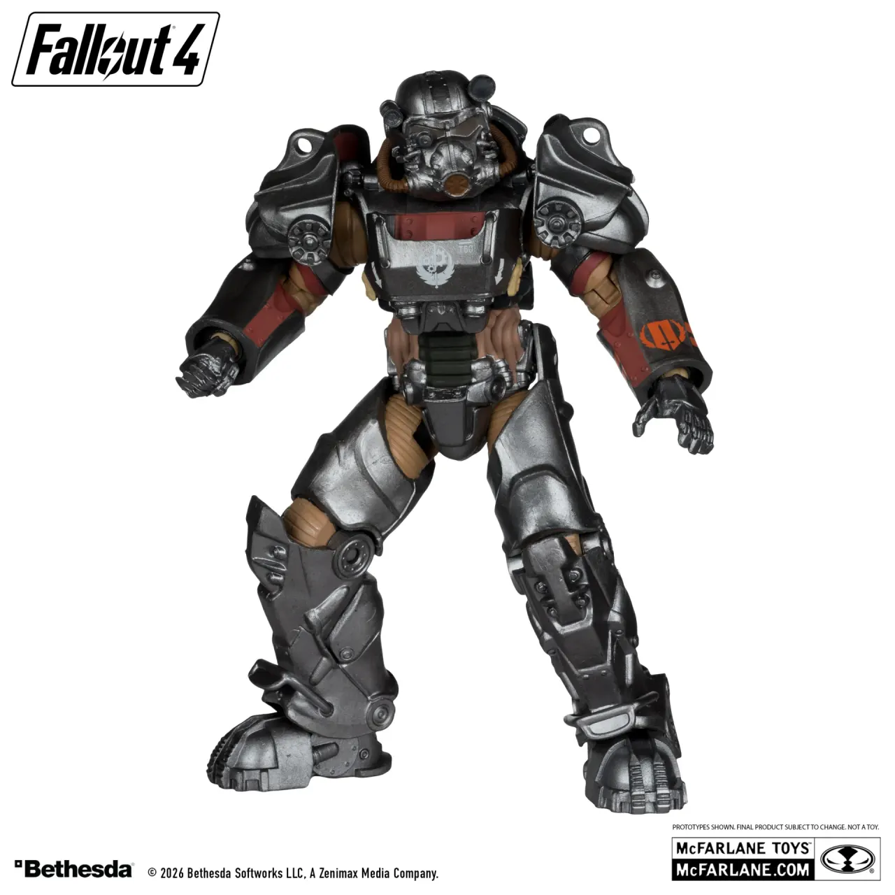 McFarlane Toys Fallout Paladin Danse T-60 Power Armor 7\" Figurine Deluxe - Image 3