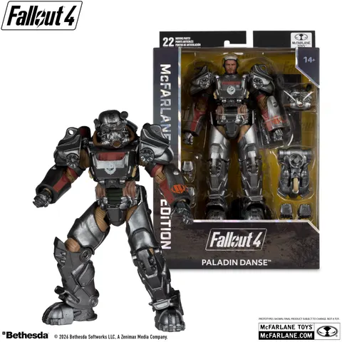 McFarlane Toys Fallout Paladin Danse T-60 Power Armor 7" Deluxe Figure