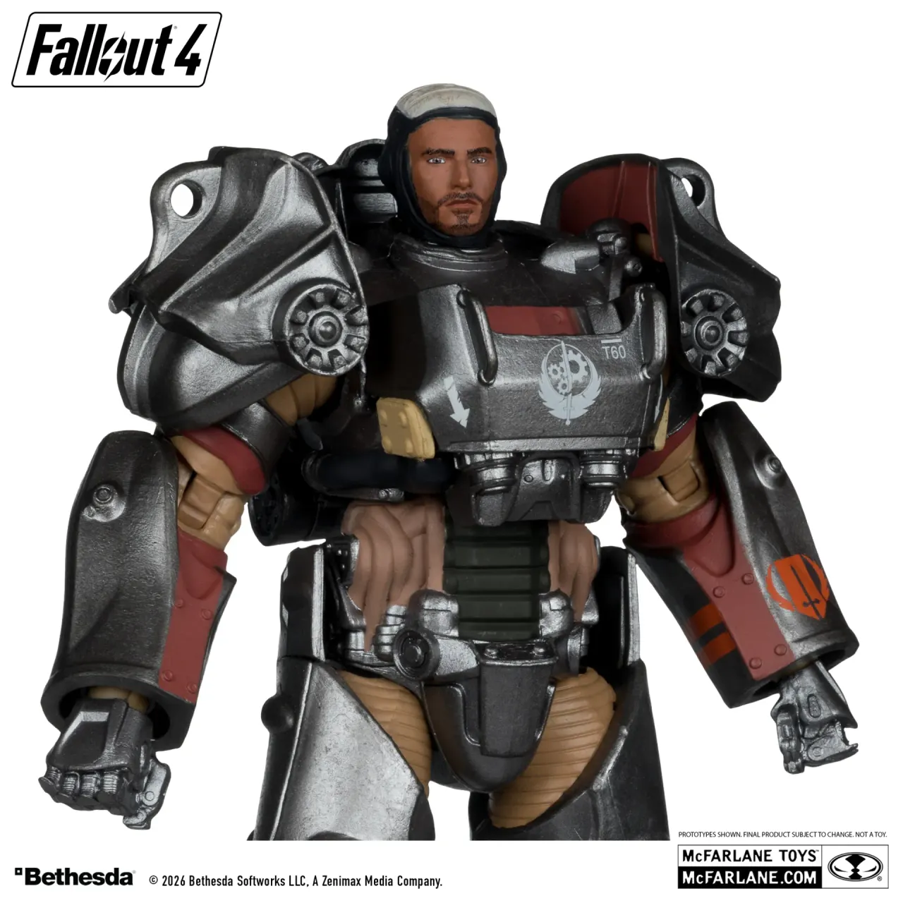 McFarlane Toys Fallout Paladin Danse T-60 Power Armor 7\" Figurine Deluxe - Image 4