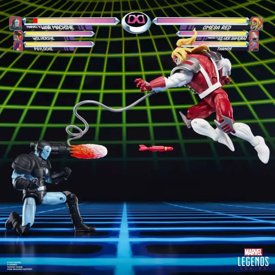 Hasbro Marvel Legends Gamerverse War Machine vs Omega Red 2-Pack - Image 4