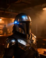 Hasbro Star Wars Black Series The Mandalorian Electronic Helmet - Thumbnail 10