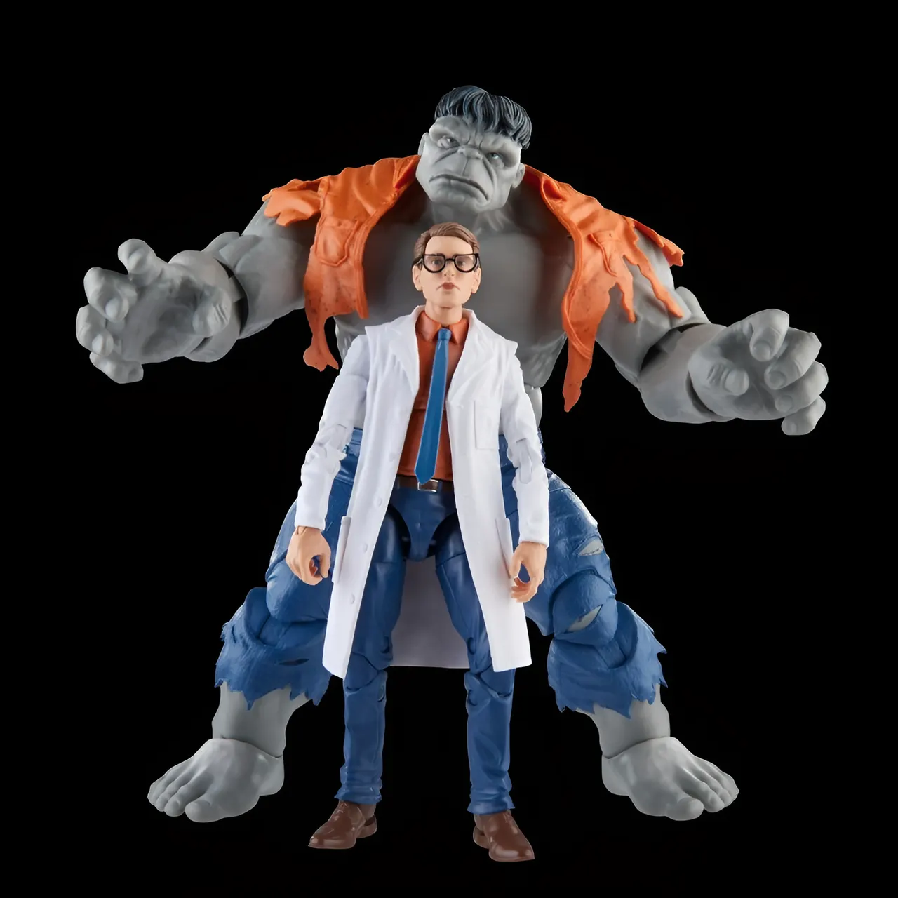 Hasbro Marvel Legends Gray Hulk & Dr. Bruce Banner 2-Pack 6-Inch - Image 1