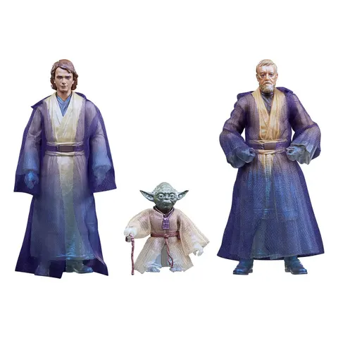 Hasbro Star Wars Force Spirits 3‑Pack – Yoda, Obi‑Wan, Anakin (6”)