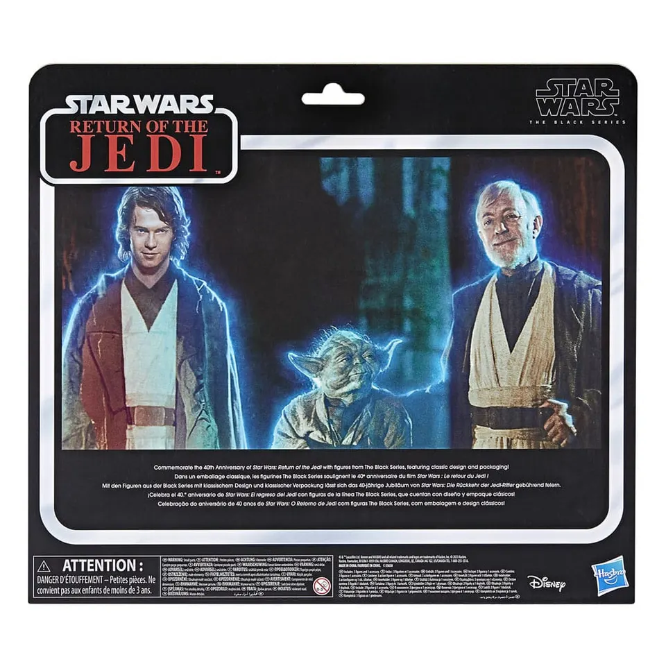Hasbro Star Wars Force Spirits 3‑Pack – Yoda, Obi‑Wan, Anakin (6”) - Image 10