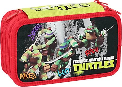 Giochi Preziosi TMNT Triple Pencil Case (3‑Pack)