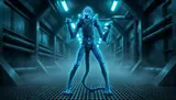 NECA Alien 7" Ultimate Blue Warrior Figure (1986) - Thumbnail 9