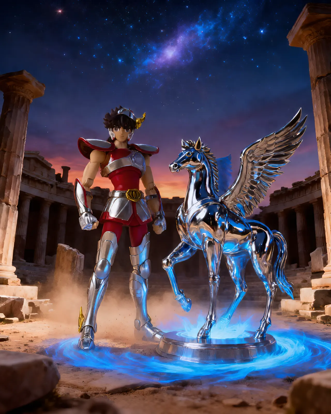 Bandai Spirits Pegasus Seiya Final Bronze Cloth 1/4 Masterline Estatua - Image 10