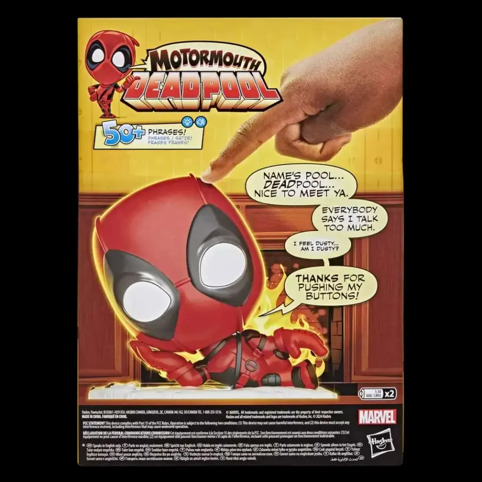Hasbro Marvel Deadpool Motormouth Figura Parlante Electrónica 12.5 cm - Image 4