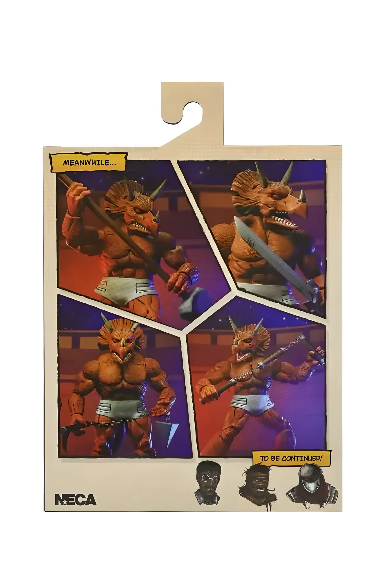 NECA Ultimates TMNT Triceraton Gladiator 7" Figure – Mirage Comics - Image 3