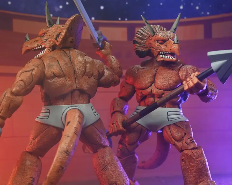 NECA Ultimates TMNT Triceraton Gladiator 7" Figure – Mirage Comics - Image 7