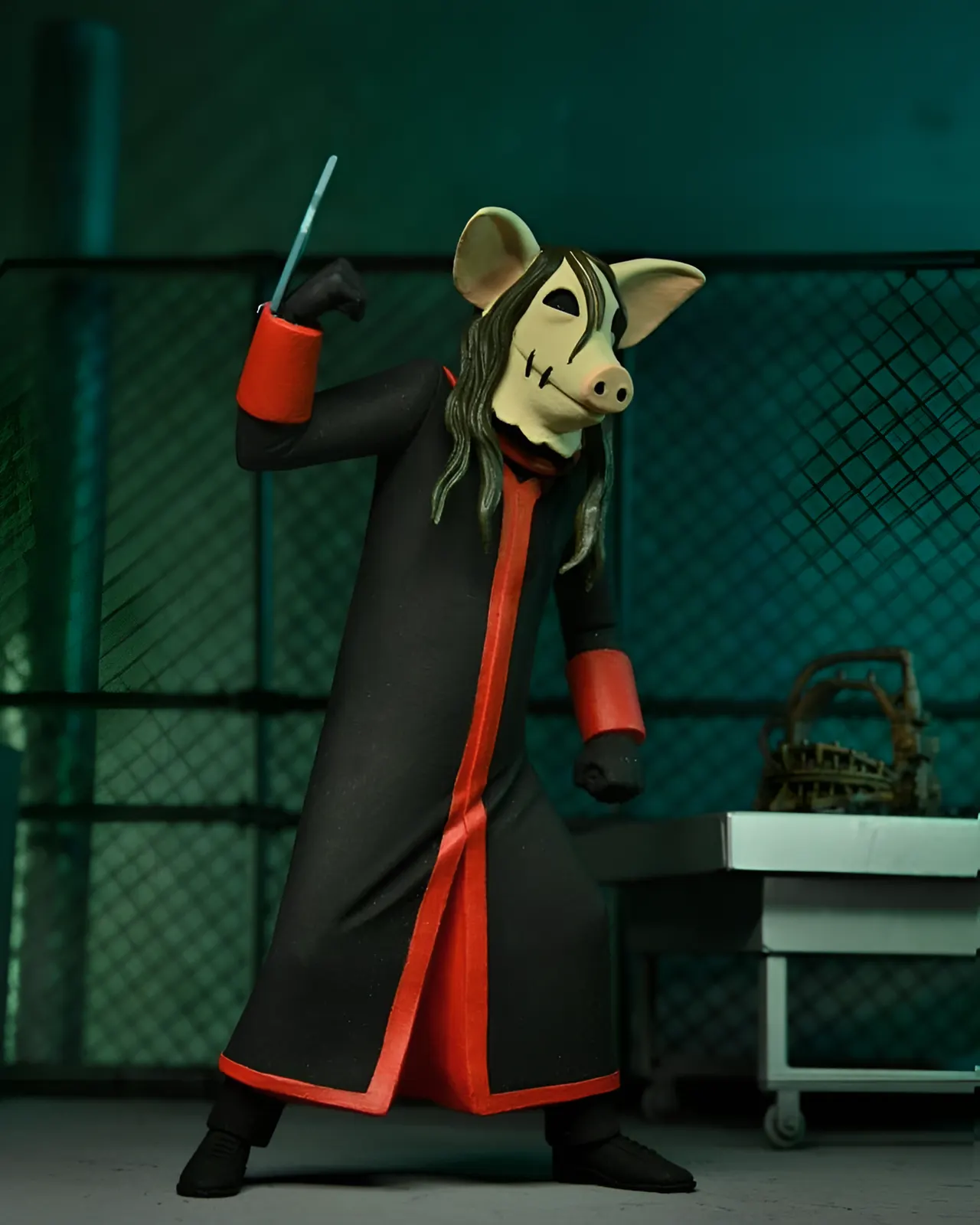NECA Saw Toony Terrors Jigsaw Killer & Billy with Tricycle ensemble en boîte - Image 7