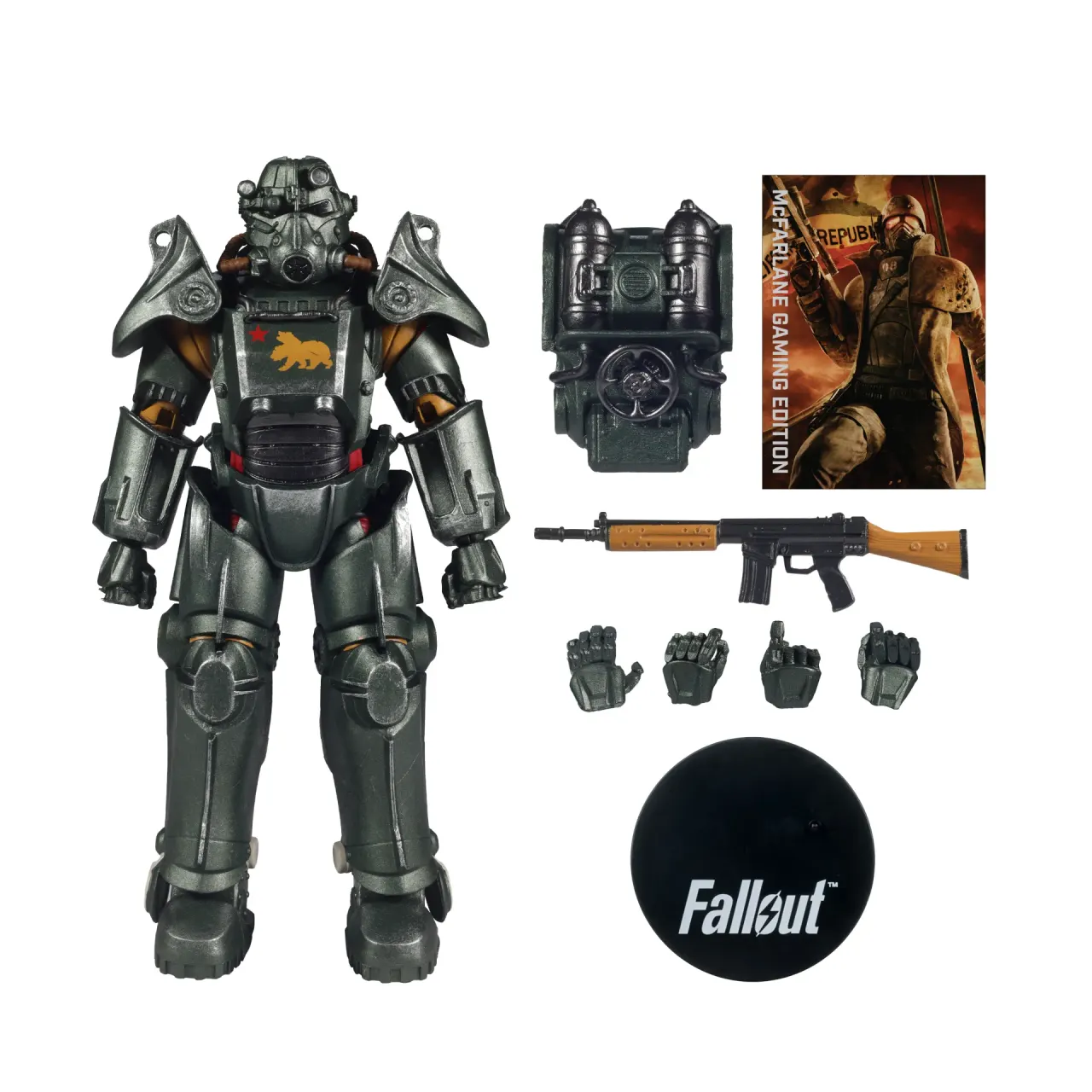 McFarlane Toys NCR Salvaged Power Armor – Fallout New Vegas 7" Edition - Image 3