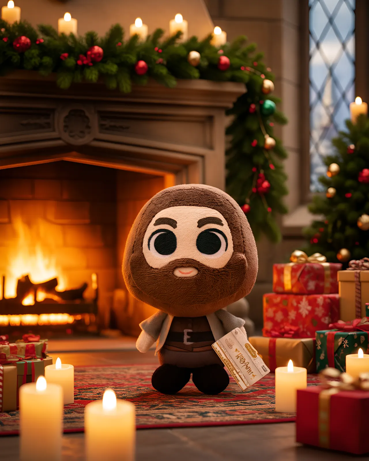 Funko Pop! Plush Harry Potter Holiday Rubeus Hagrid 4in - Image 3