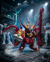 Banpresto Gundam Red Lancer SD Statue – 4" PVC/ABS Collectible - Thumbnail 10