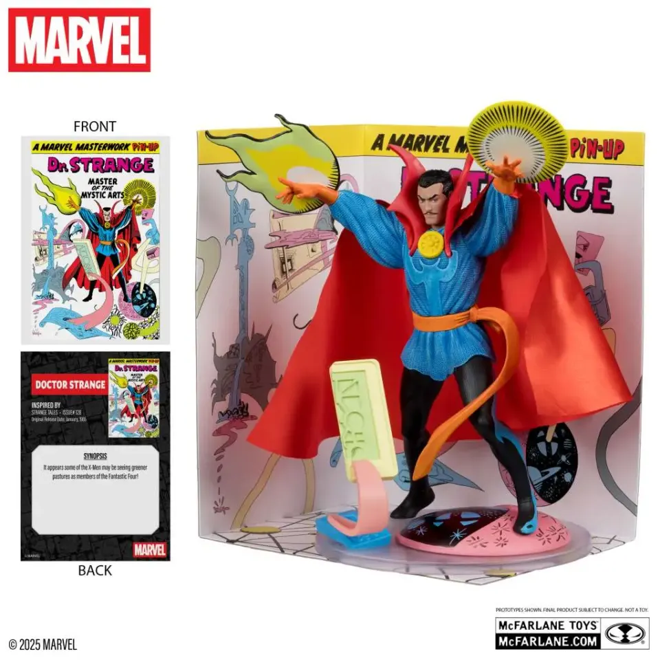 McFarlane Toys Doctor Strange 1:10 con escena de Strange Tales #128 - Image 3