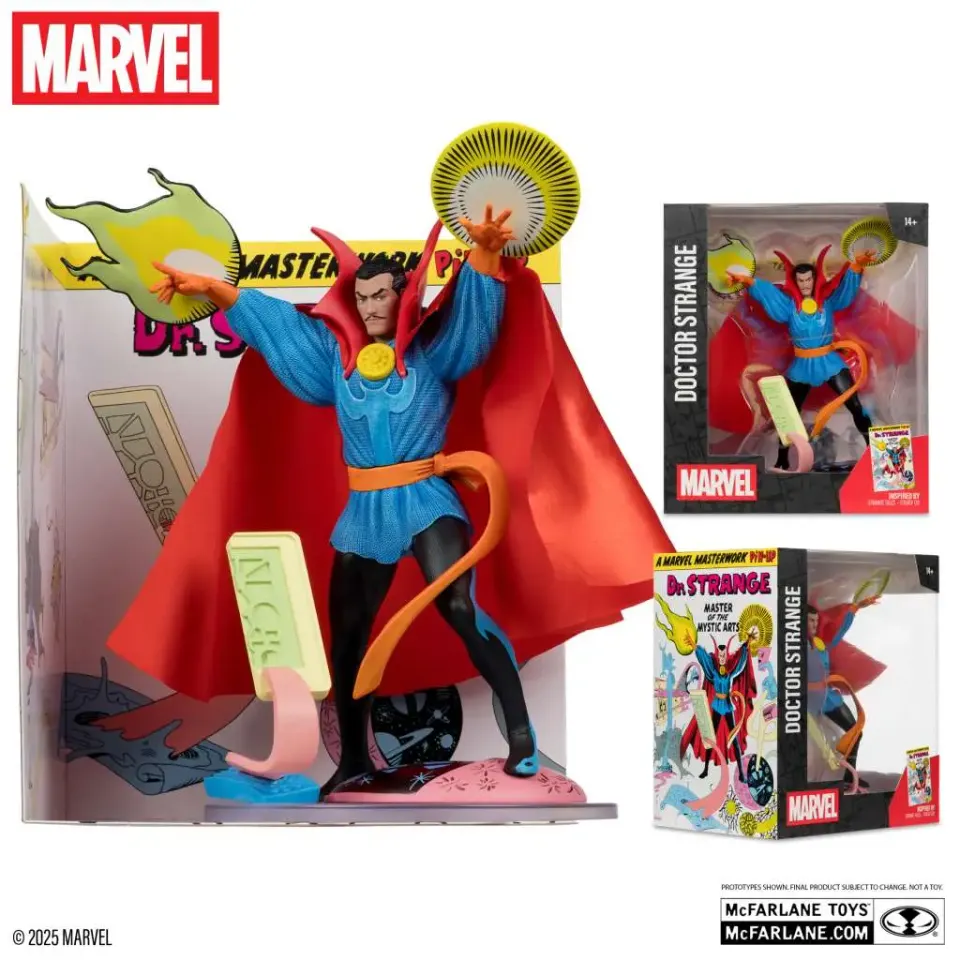 McFarlane Toys Doctor Strange 1:10 con escena de Strange Tales #128 - Image 2