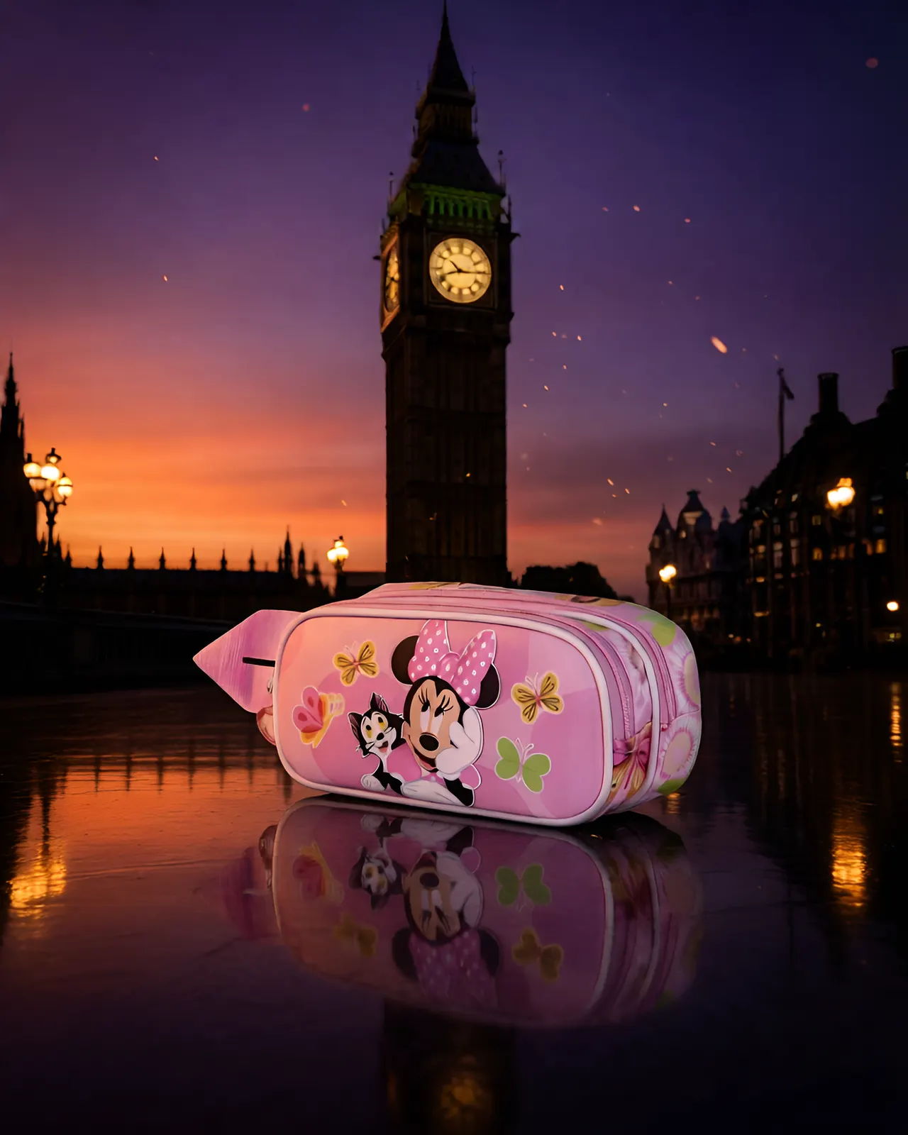 Cerda Minnie Mouse Triple Pencil Case – 21×11×3.5 cm - Image 3