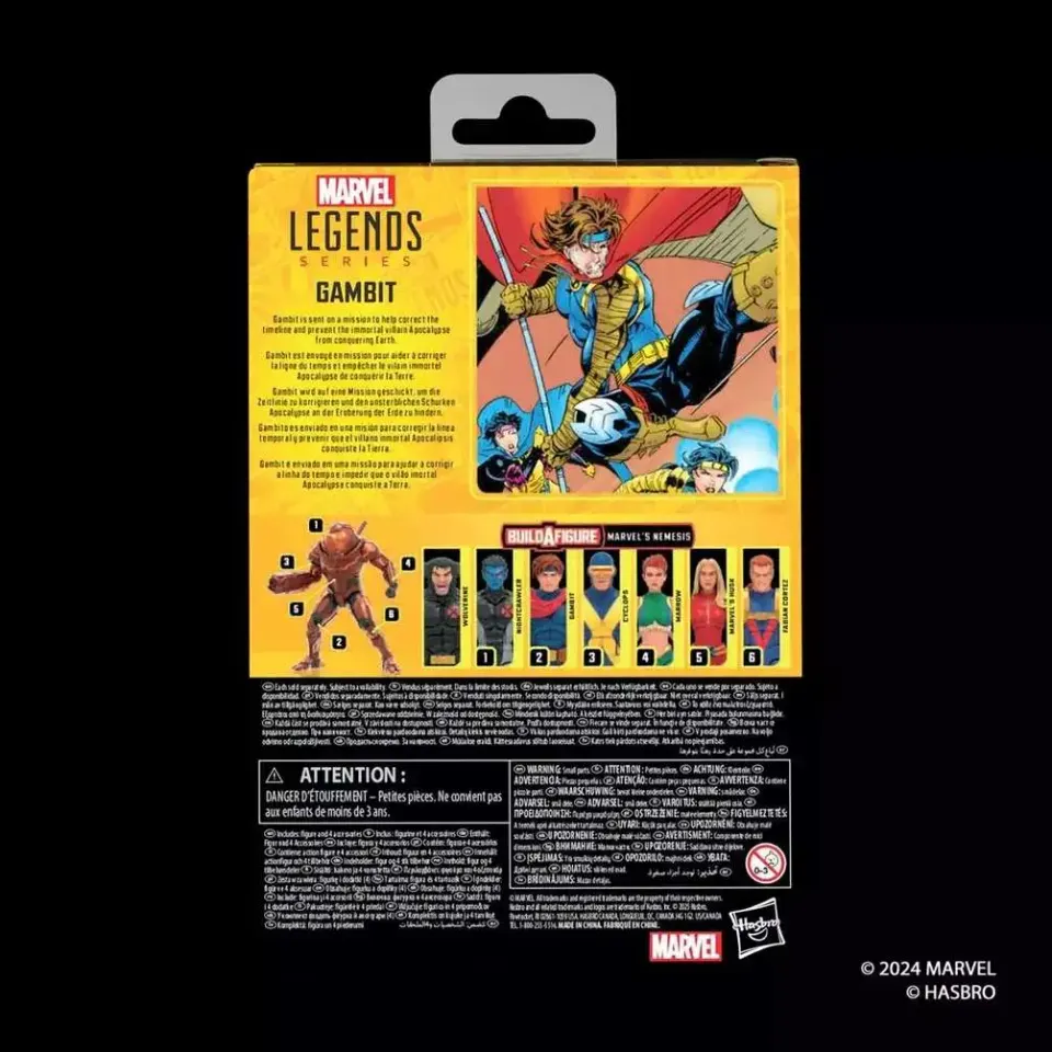 Hasbro Marvel Legends Gambit (Age of Apocalypse) Action Figure - Image 5