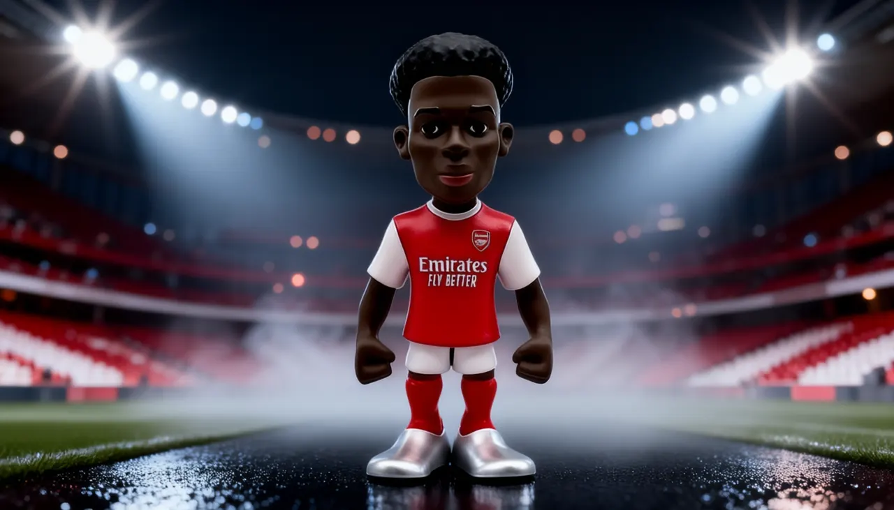 Minix 12 cm Bukayo Saka Vinyl Figure – Arsenal FC Collectible - Image 9