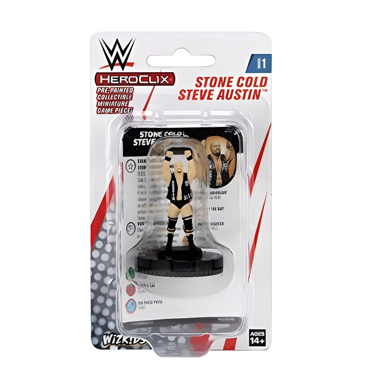 NECA WizKids WWE HeroClix Stone Cold Steven Austin Expansion Pack - Image 5