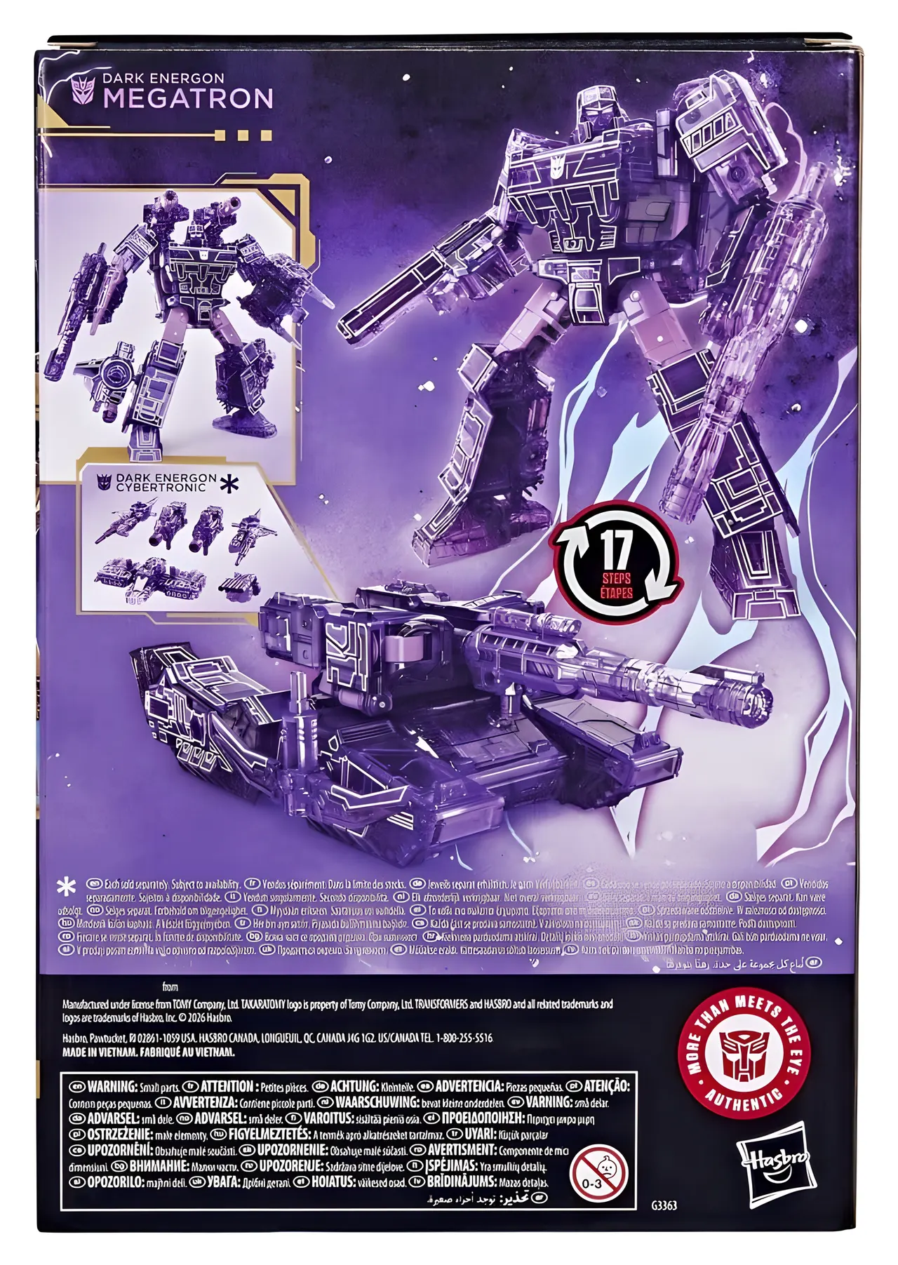 Hasbro Transformers Dark Energon Megatron Voyager Class Figurine - Image 6