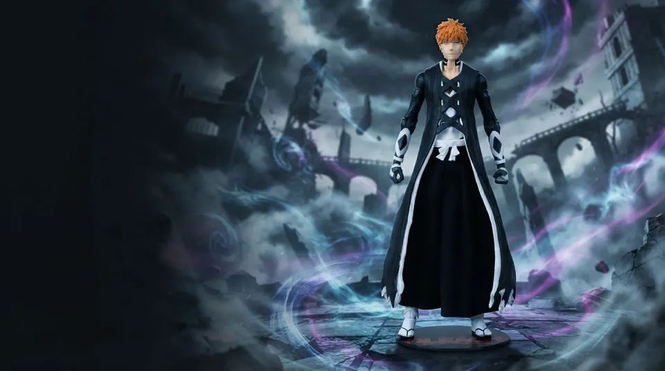 McFarlane Toys Bleach Ichigo Kurosaki Fullbring Bankai Action Figure