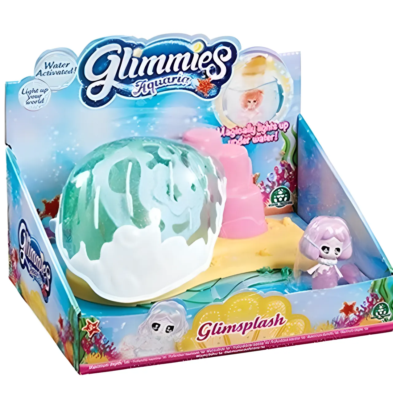 Giochi Preziosi Glimmies Aquaria Glimsplash Light-Up Collectible Figure - Image 1