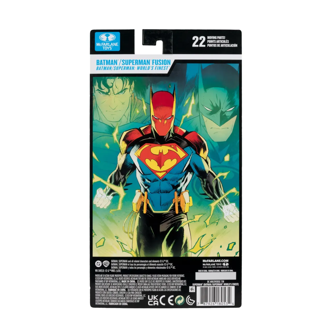 DC Comics McFarlane DC Multiverse Batman & Superman World's Finest 7" Figure - Image 5