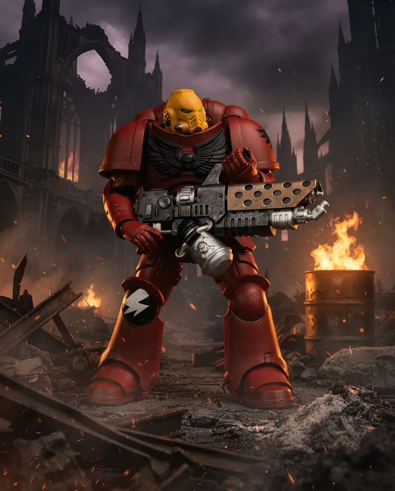 McFarlane Toys Infernus Marine – 7" Warhammer 40K Blood Angels Figure - Image 9