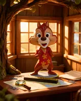 NECA Chip 'n Dale Rescue Rangers Dale Head Knocker – 15 cm - Thumbnail 6