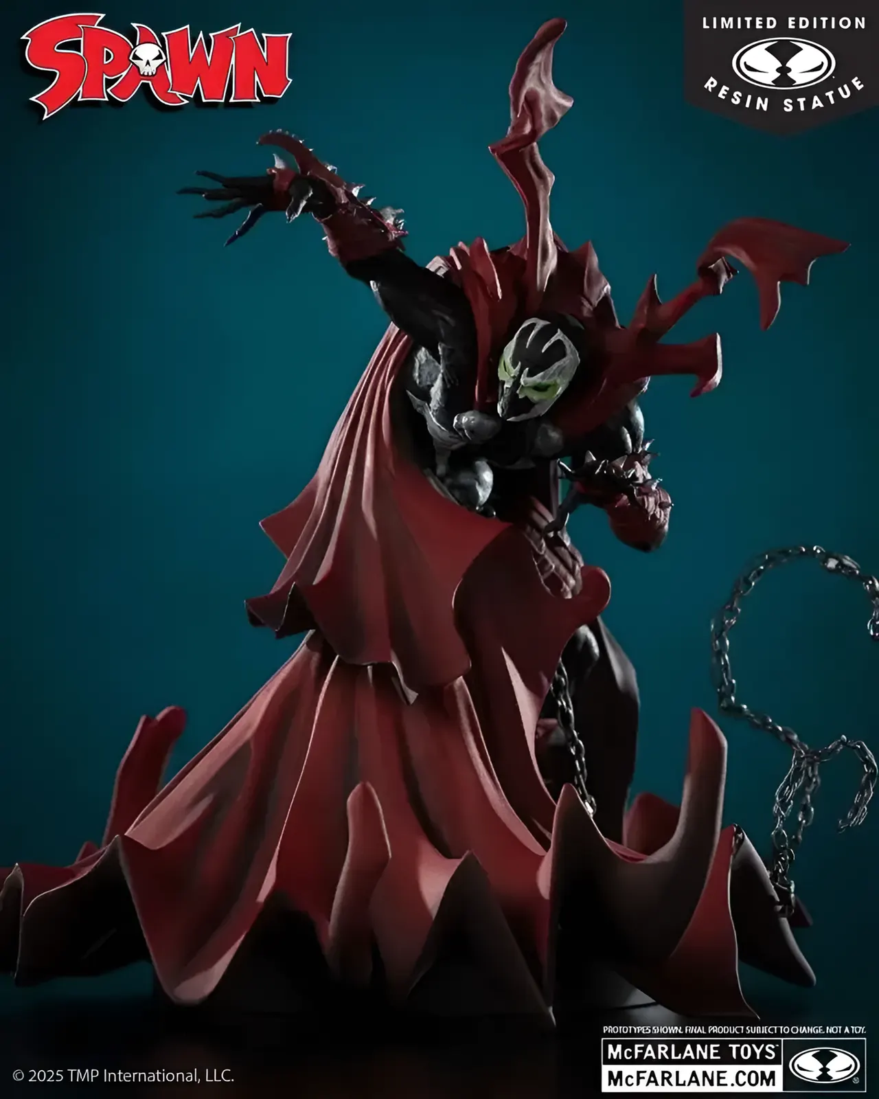 McFarlane Toys Spawn Greg Capullo Negro, Blanco y Rojo 1:10 Estatua de Resina - Image 2
