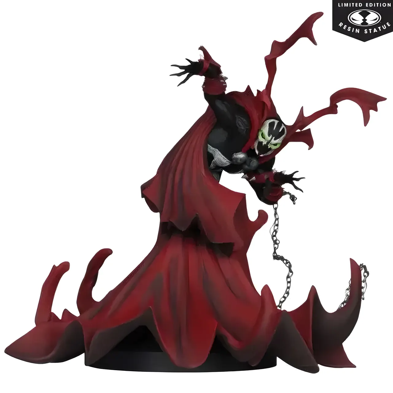 McFarlane Toys Spawn Greg Capullo Negro, Blanco y Rojo 1:10 Estatua de Resina - Image 1