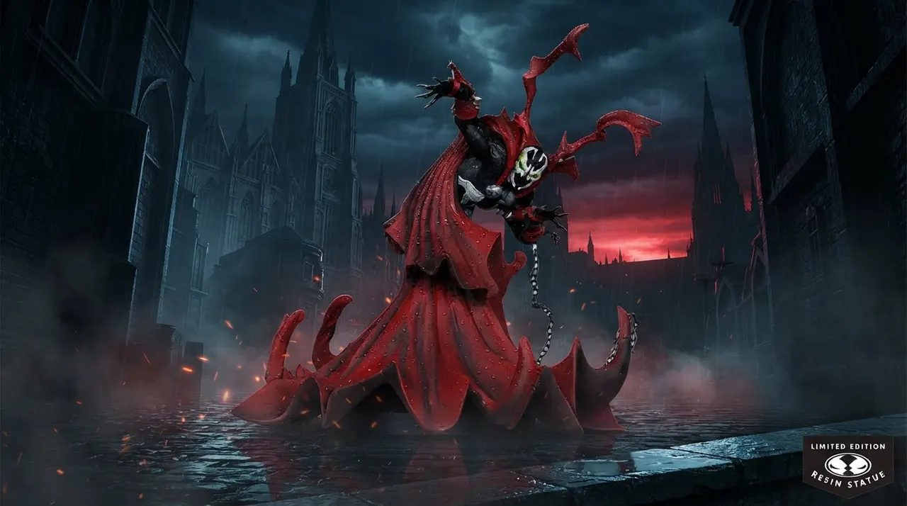 McFarlane Toys Spawn Greg Capullo Black White & Red 1:10 Resin Statue - Image 7