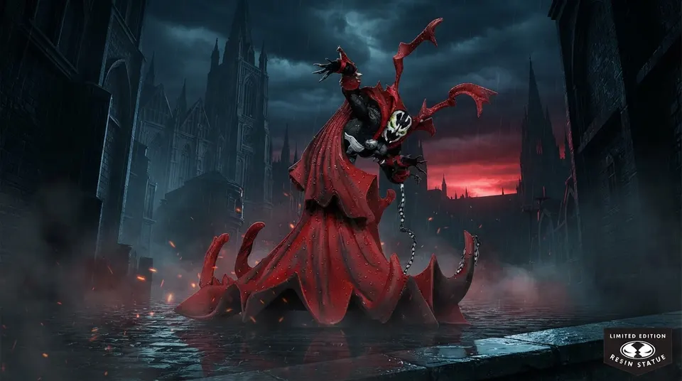 McFarlane Toys Spawn Greg Capullo Black White & Red 1:10 Resin Statue