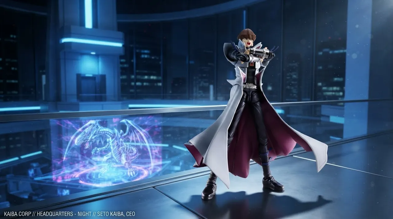 Tamashii Nations Seto Kaiba S.H.Figuarts 6.1" Figurine articulée – Yu‑Gi‑Oh! - Image 7