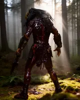 NECA Prey Ultimate Feral Predator (Bear Blood) 7" Action Figure - Thumbnail 14
