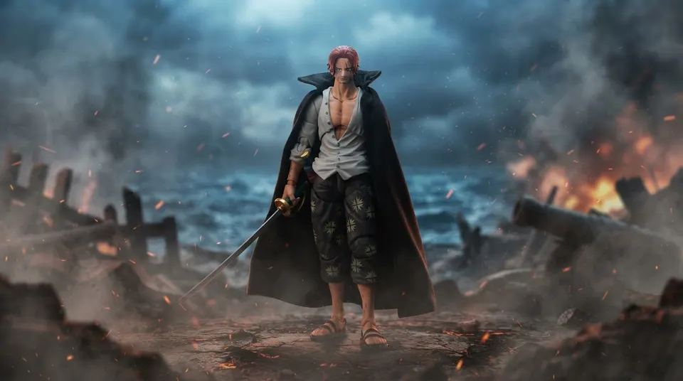 Bandai Spirits One Piece Shanks Marineford S.H.Figuarts 17cm