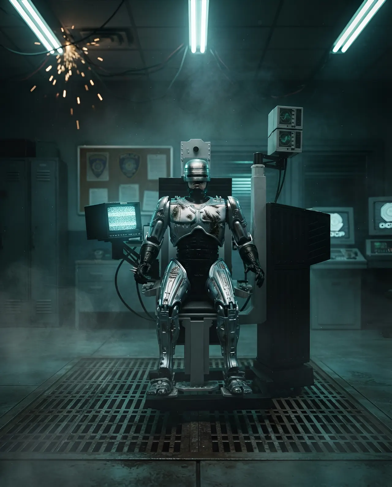 NECA Ultimate 7" Battle‑Damaged RoboCop with Chair Figure - Image 12