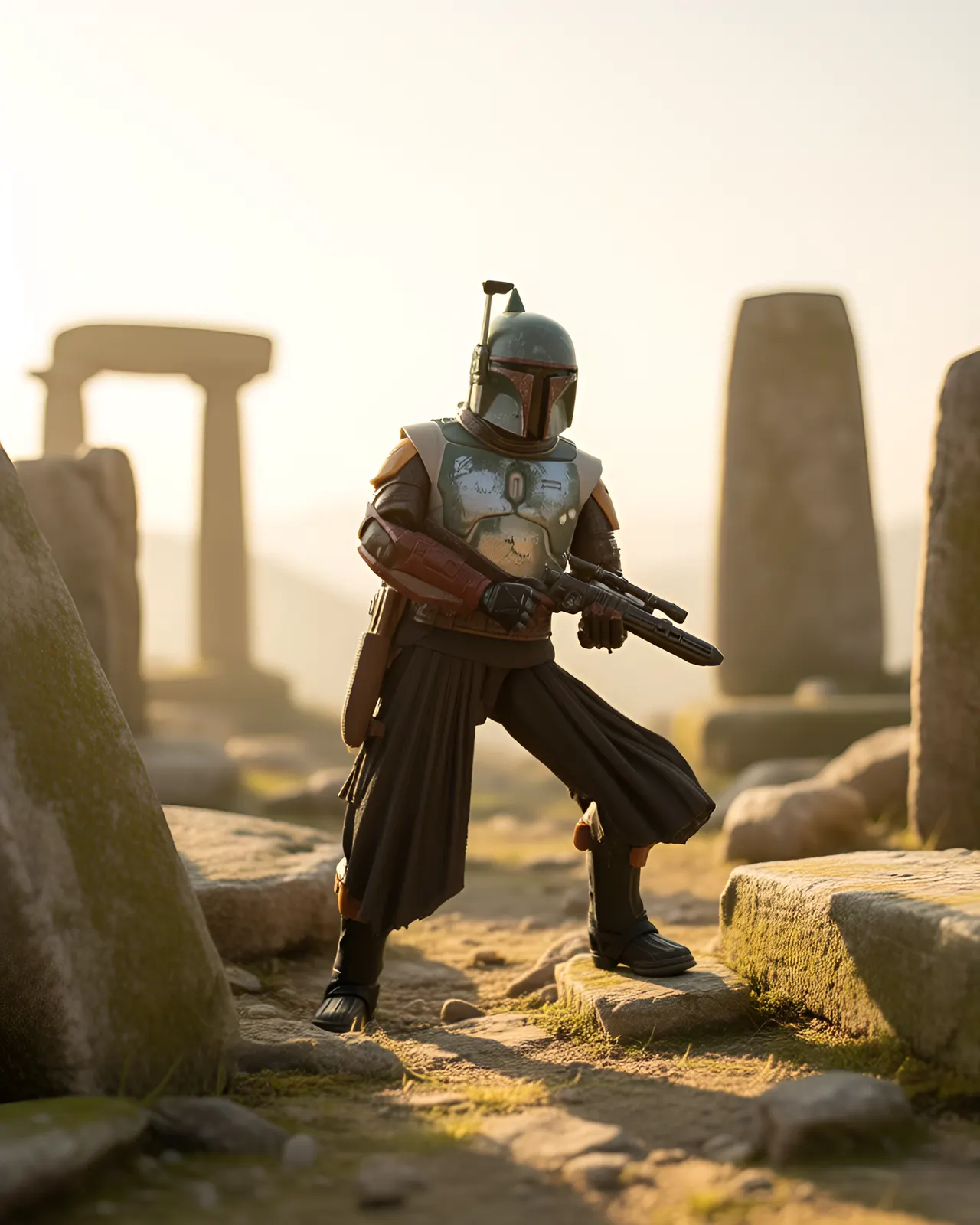 Hasbro Star Wars Black Series 6" Boba Fett (Tython) Exclusivo - Image 6