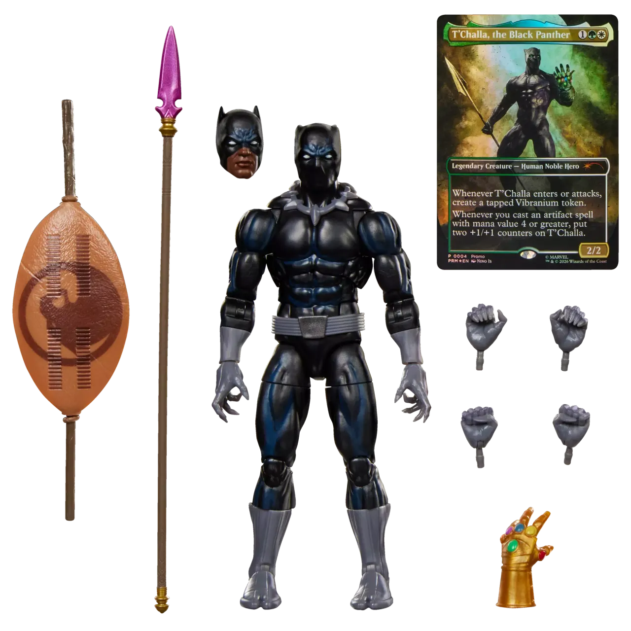 Hasbro Marvel Legends Black Panther 15 cm Action Figure - Image 2