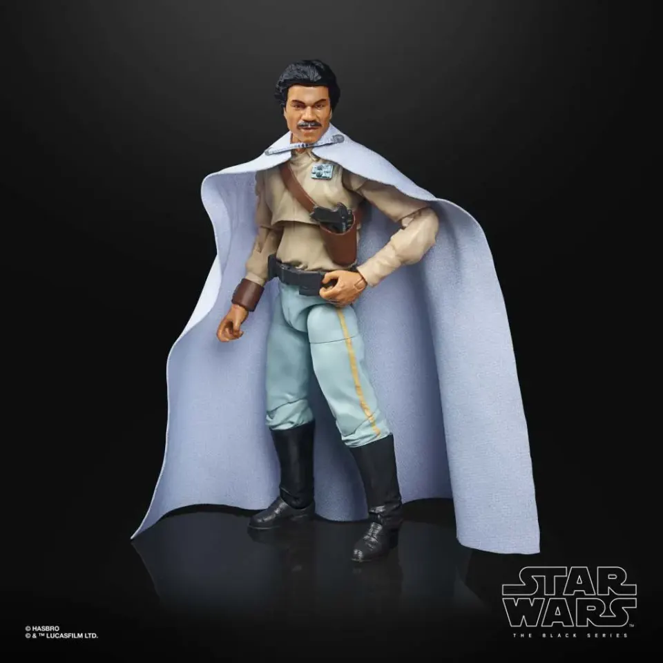 Hasbro Star Wars Power of the Force Lando Calrissian Figura Jumbo - Image 4