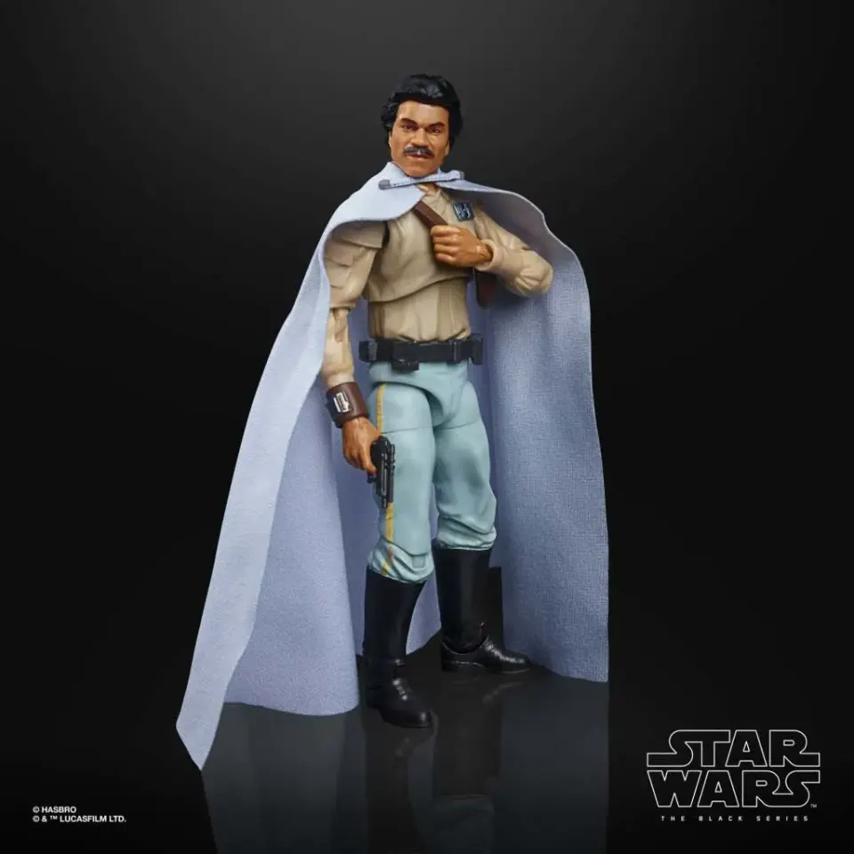 Hasbro Star Wars Power of the Force Lando Calrissian Figura Jumbo - Image 1