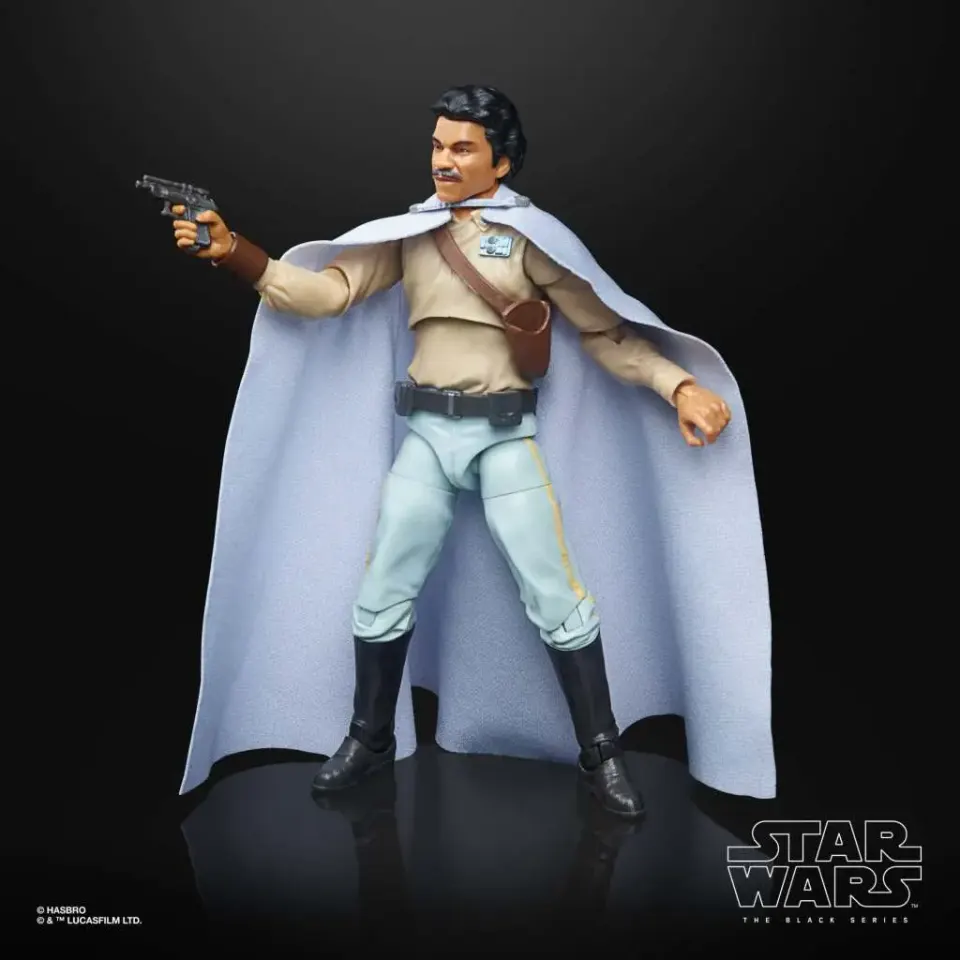 Hasbro Star Wars Power of the Force Lando Calrissian Figura Jumbo - Image 2