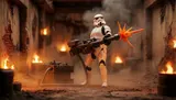 Hasbro Star Wars Vintage Imperial Stormtrooper (Nevarro Cantina) - Thumbnail 4