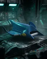 Alliance Entertainment Black Manta Classic Comic Action Figure - Thumbnail 6